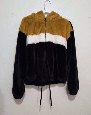 Ellie & Kate Lightweight Fuzzy Zip-up Jacket